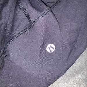 Black Low Wasted LuluLemon Leggings